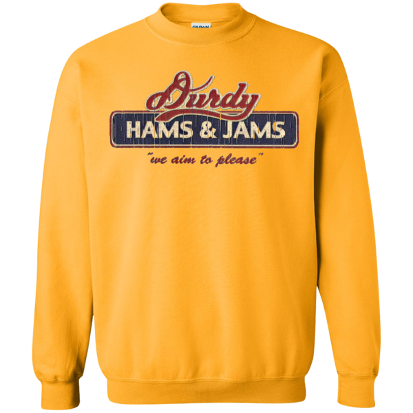 Durdy Hams & Jams Gildan Crewneck Pullover Sweatshirt  8 oz.
