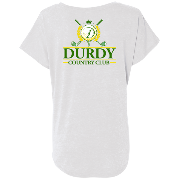 Durdy Country Club Ladies' Triblend Dolman Sleeve