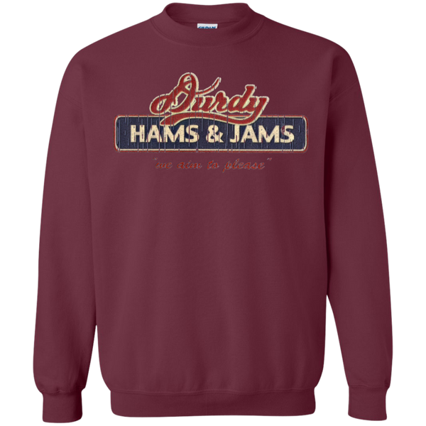 Durdy Hams & Jams Gildan Crewneck Pullover Sweatshirt  8 oz.