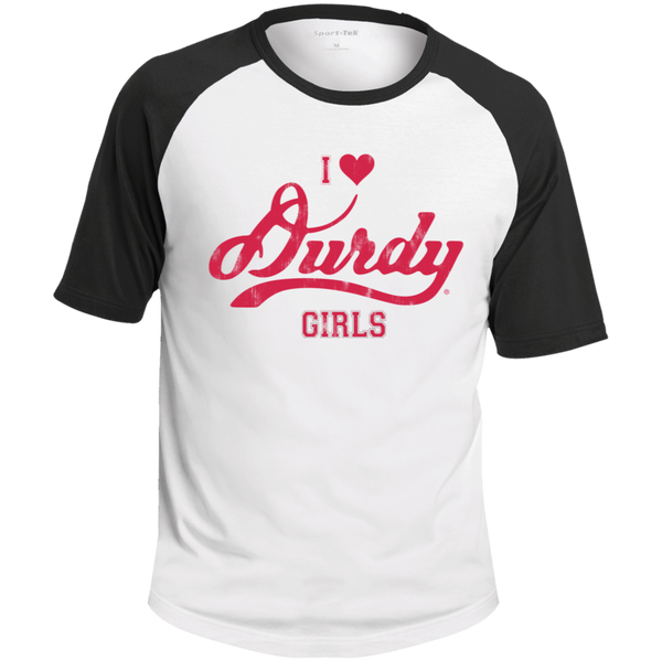 Love Durdy Girls Sport-Tek SS Colorblock Raglan Jersey