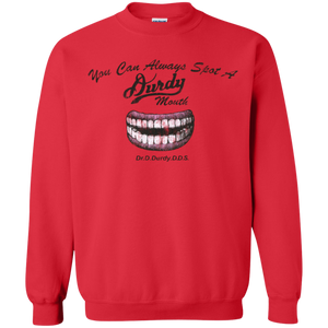 Durdy Mouth Gildan Crewneck Pullover Sweatshirt  8 oz.