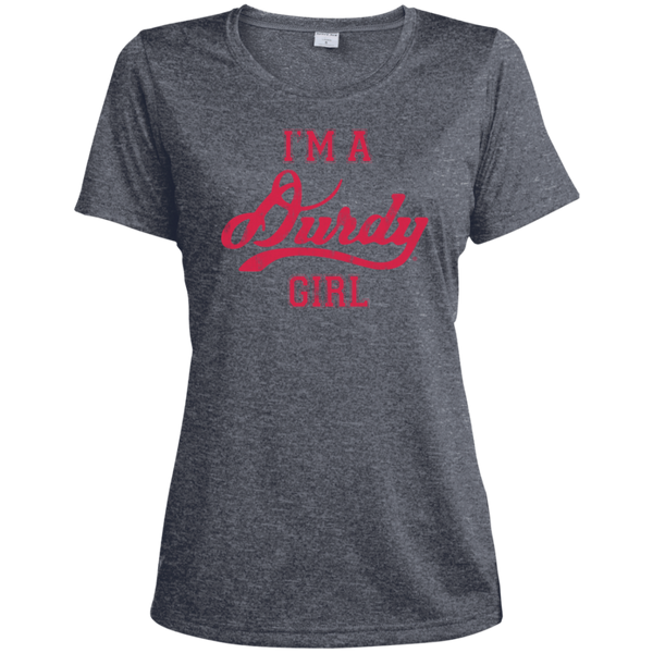 Durdy Girl Sport-Tek Ladies' Heather Dri-Fit Moisture-Wicking T-Shirt