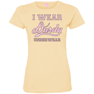 I Wear Durdy Underwear Ladies' Fine Jersey T-Shirt