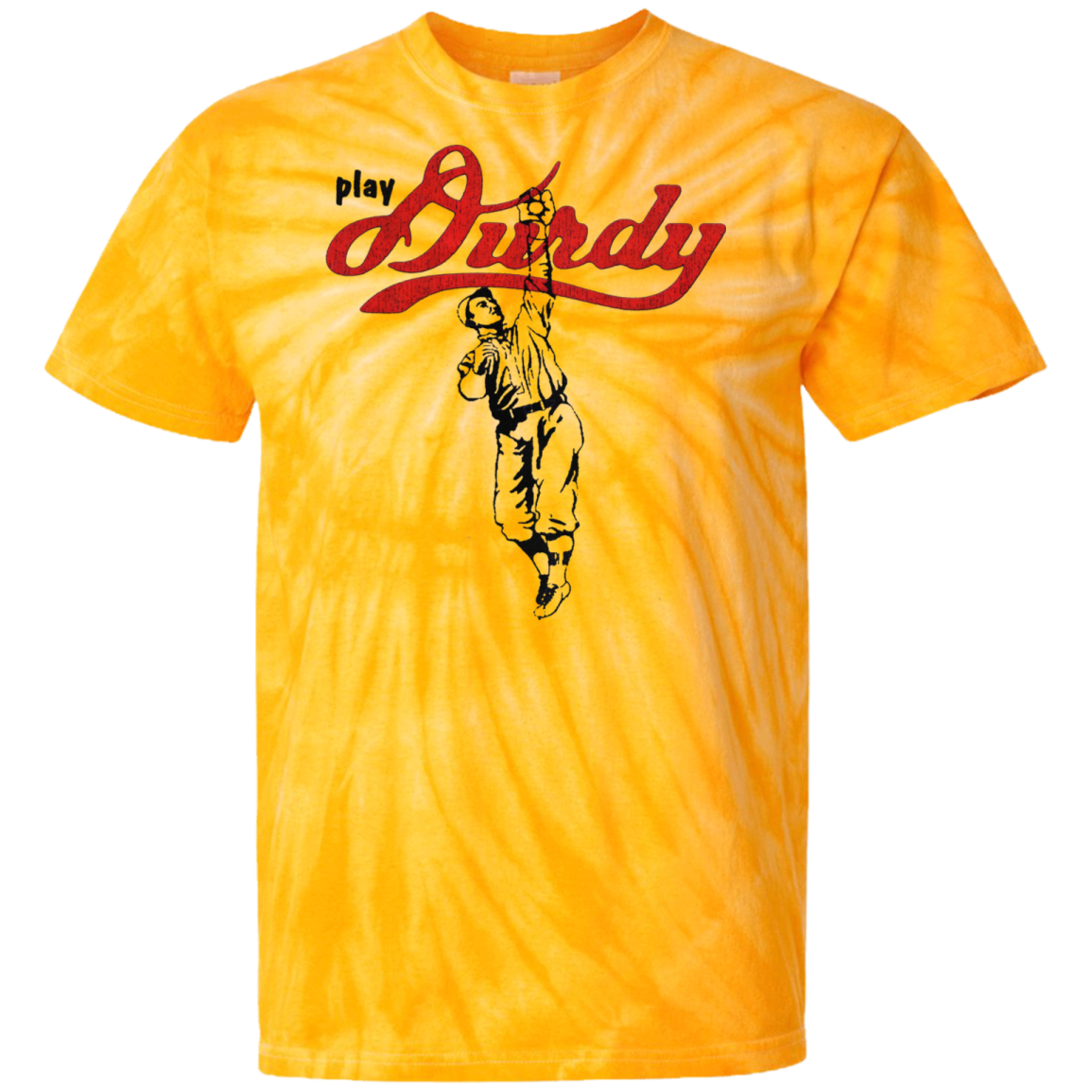 Play Durdy 100% Cotton Tie Dye T-Shirt