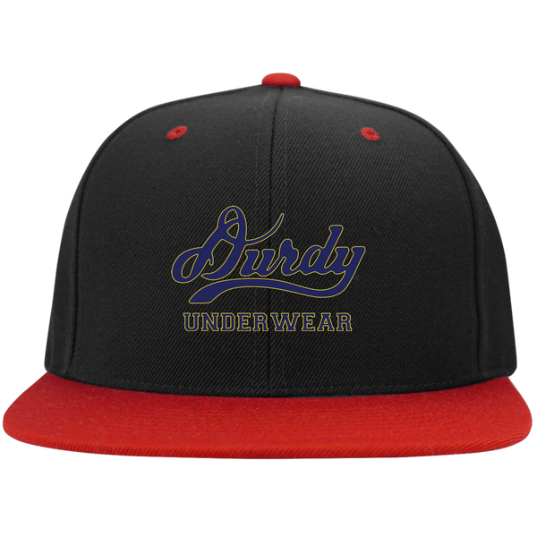 Durdy Underwear Sport-Tek Flat Bill High-Profile Snapback Hat
