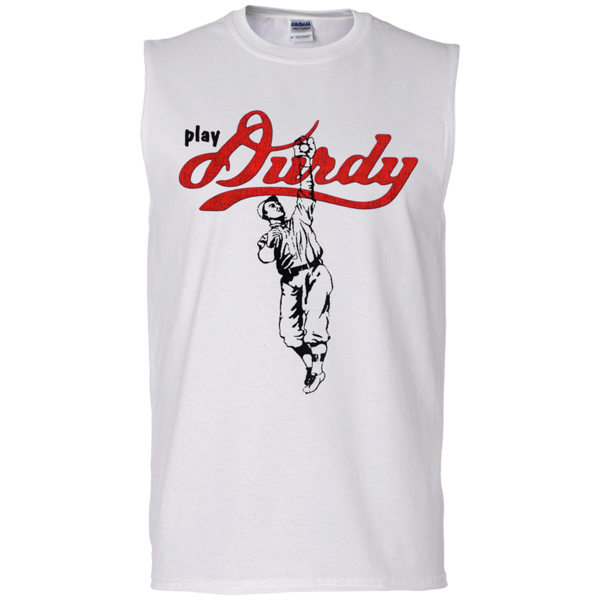 Play Durdy Gildan Men's Ultra Cotton Sleeveless T-Shirt