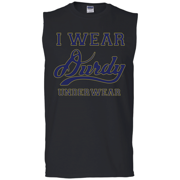 I Wear Durdy Underwear Gildan Men's Ultra Cotton Sleeveless T-Shirt