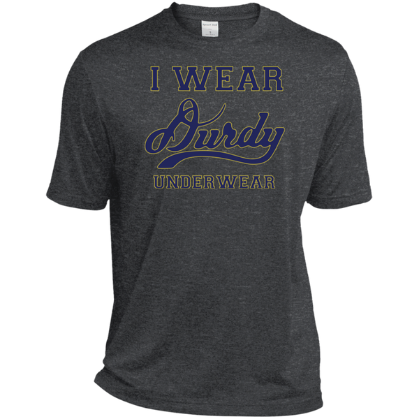 I Wear Durdy Underwear Sport-Tek Heather Dri-Fit Moisture-Wicking T-Shirt